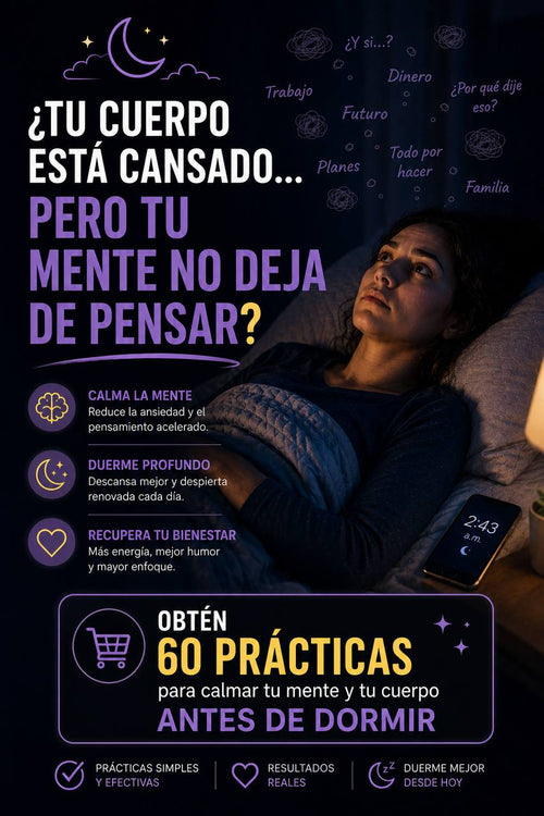 💤Ansiedad nocturna: cómo apagar tu mente para dormir🥱